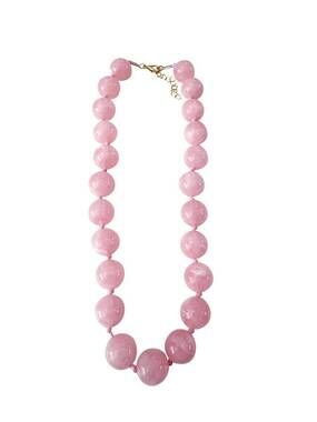 NEW GEMELLI the nantucket necklace in pink